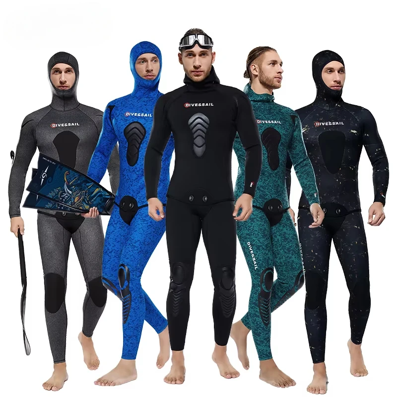 5mm 네오프렌 투피스 오픈셀 방수 잠수복 (남성용), - Wetsuit Men 리뷰 및 가격