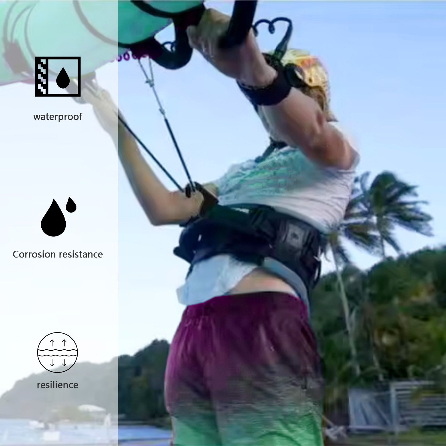 새로운 코일형 서핑보드 리쉬, 퀵 릴리즈 허리 서핑 리 - Surfboard Leash 리뷰 및 가격